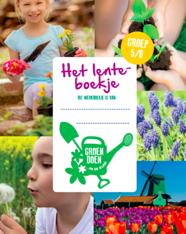 Voorkant lente boekje Groen doen in de klas4