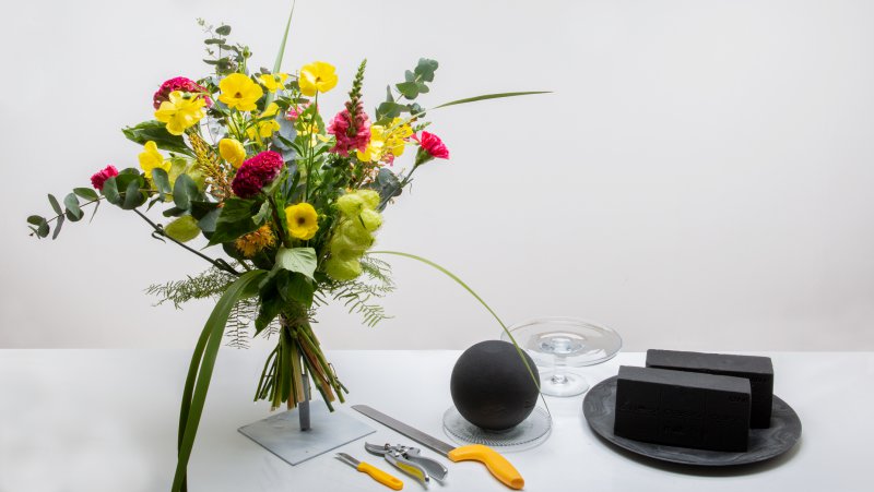 sbs boeket vs steekschuim stap 1