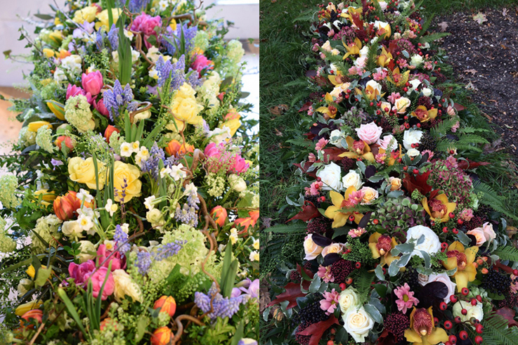 spring garden and graveside design by David Ragg