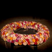 Memorial wreath with spray roses from Interplant Roses