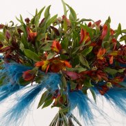 Gedurfd Alstroemeria boeket close-up