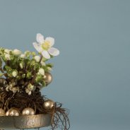 Subtiel kerstarrangement