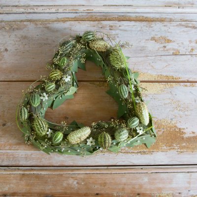 A delicate green heart