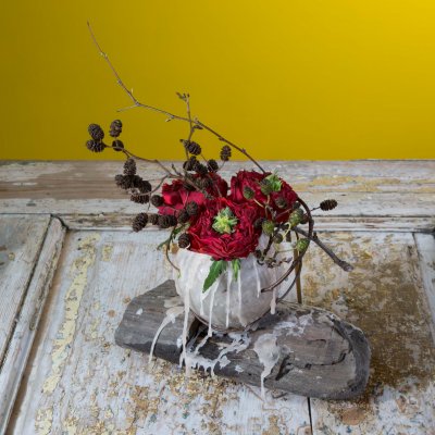 Quick rose arrangement