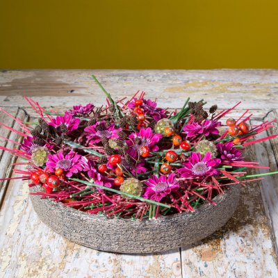 Bijzondere ondergrond: een frame van pitriet 