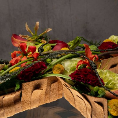 Rouwwerkinspiratie met kruis van OASIS