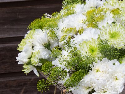 Frisse boeketten met Chrysanten