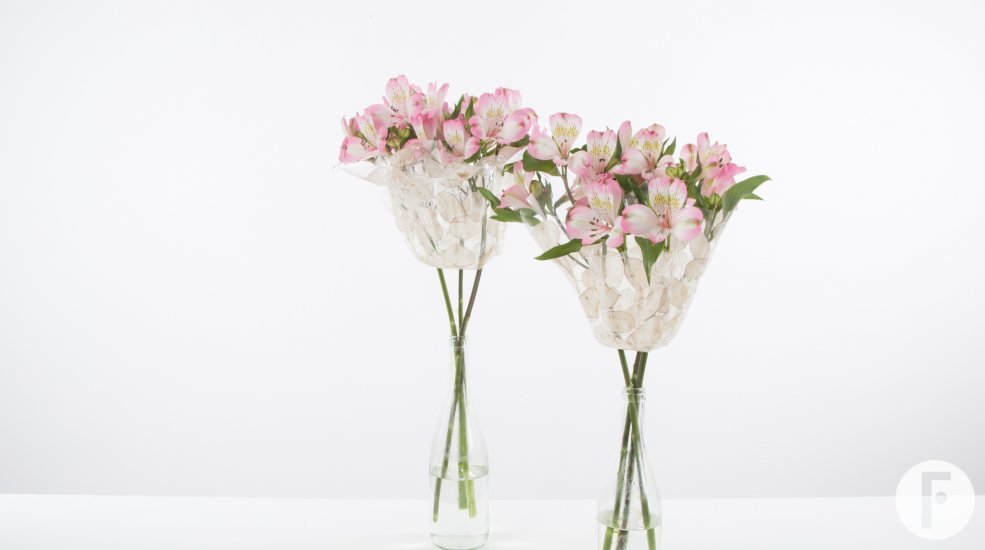 Simpel romantisch Alstroemeria boeket met open bloemen