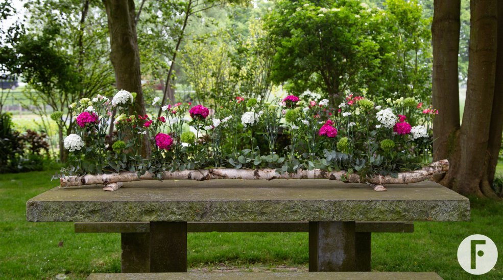 tafeldecoratie Dennis Lanzaat - Flower Factor