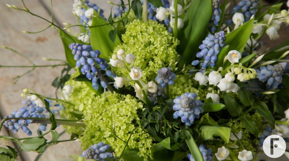 Scent of Spring Muscari bouquet Inge Quint