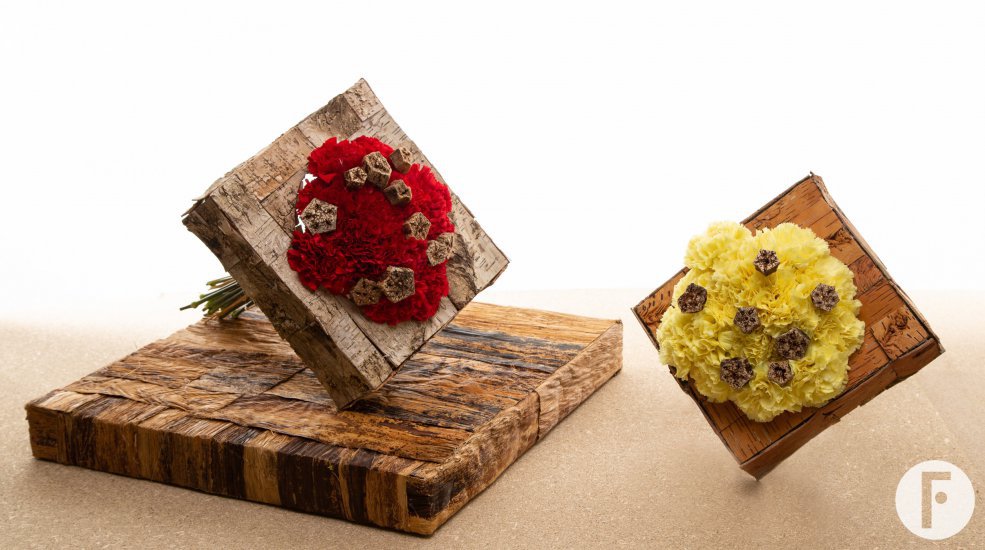 Square Dianthus bouquet