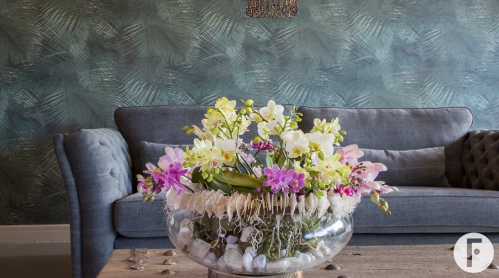 bowl of orchids Nelleke Bontje Flower Factor Opti flor 2