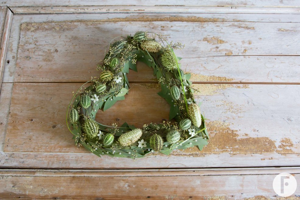 A delicate green heart