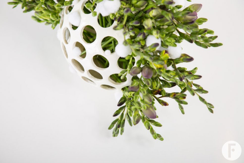 Colourful Freesia sphere design
