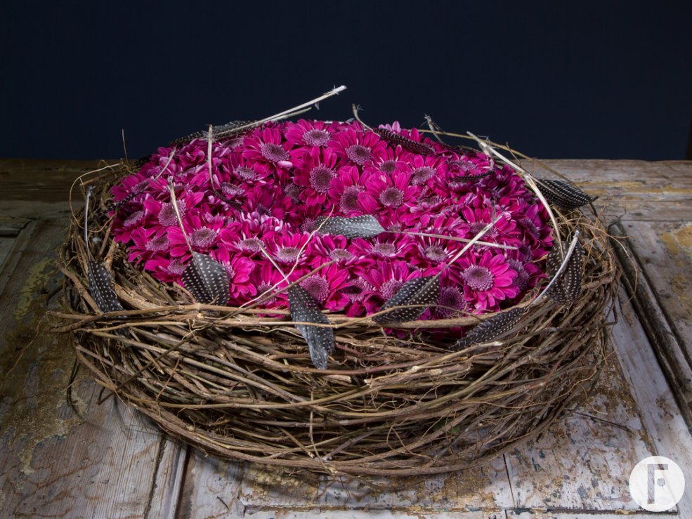 Pim van den Akker funeral design purple