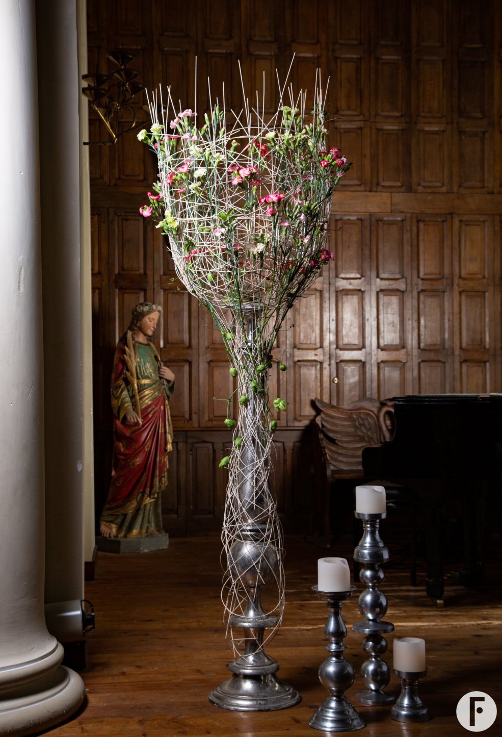 Bloemwerk voor bruiloft met Sparkz