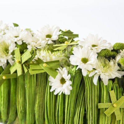 Spring composition with Chrysanthemums