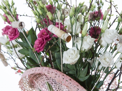 Waaier boeket - Van der Lugt - close