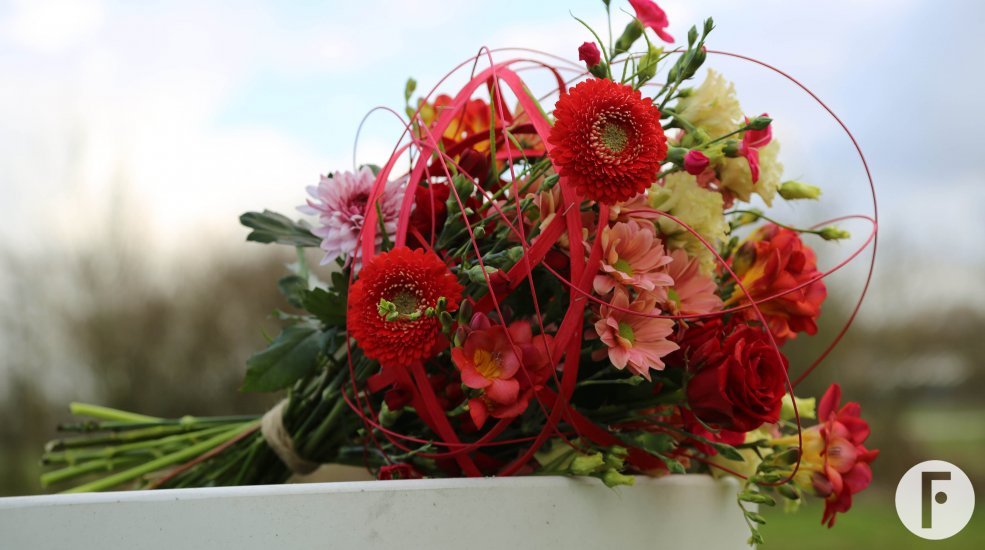 rood roze boeket totaal Flower Factor