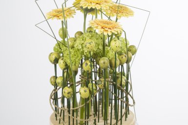 Soft yellow Easter flower arrangement Soft yellow Easter flower arrangement