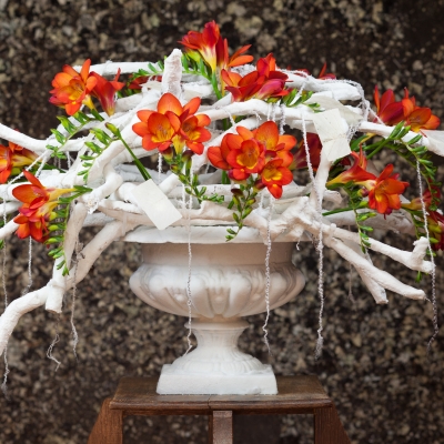 Classic winter arrangement