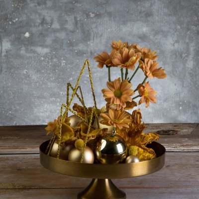 Gouden kerstlandschap