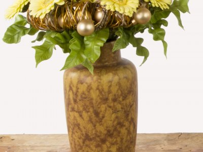 Christmas arrangement with gerbera's Christmas arrangement with gerbera's