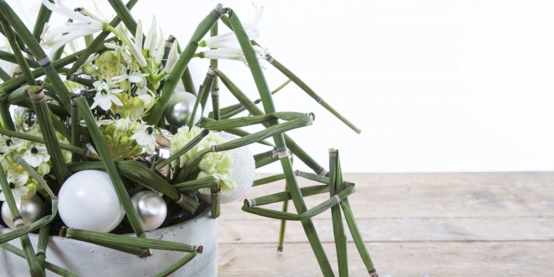 Stylish arrangement with Equisetum