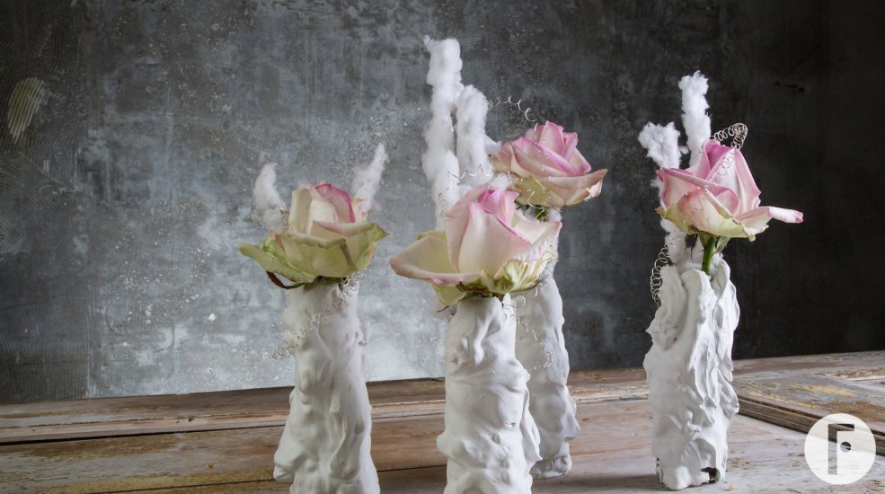 Flower Factor Kerst roze wit2