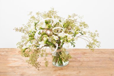 Christmas bouquet with framework Christmas bouquet with framework