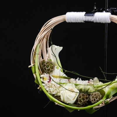 Elegant bruidswerk op basis van pitriet