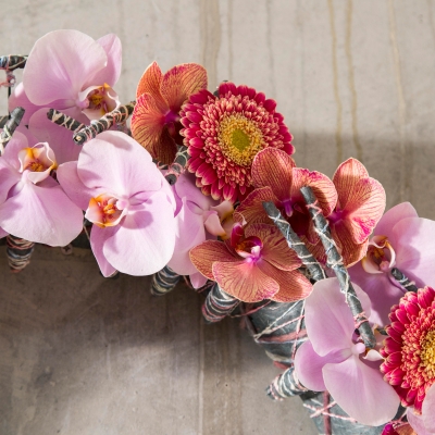 Paper wreath - close up