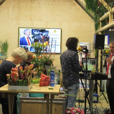 Pim van den Akker in gesprek met Royal FloraHolland CEO Lucas Vos