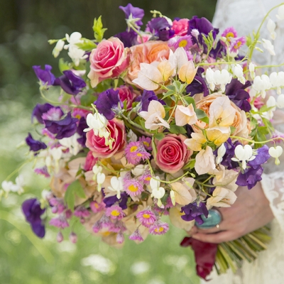 Handgebonden baroque boeket door Giada Graziani 