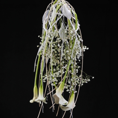 Hangend bruidsboeket