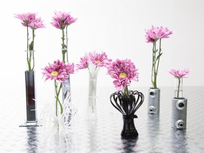 DIY tiewraps vaasjes 