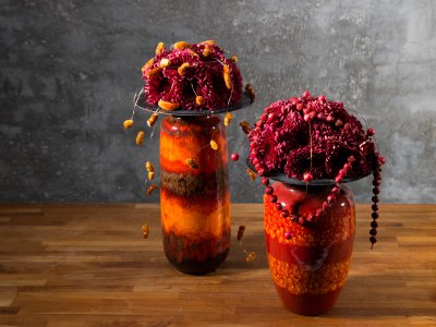 Herfstvaasjes met 'Flamenca'