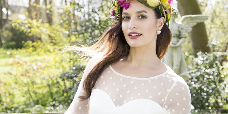 Kleurrijke krans met prachtige details 