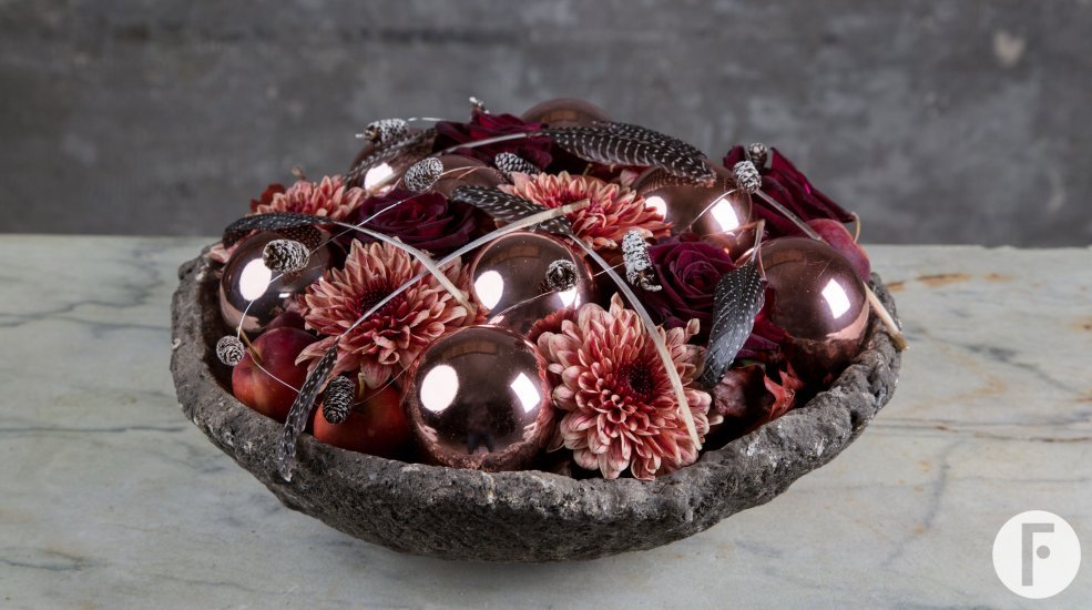 pink and red christmas design Kristel van Dijk Flower Factor