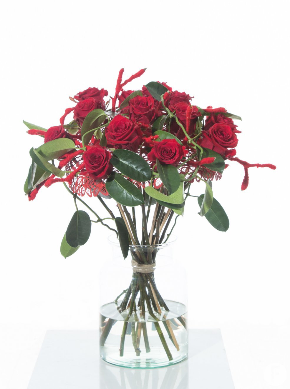 Romantic Valentines Day bouquet by Pim van den Akker Flower Factor Arend Roses