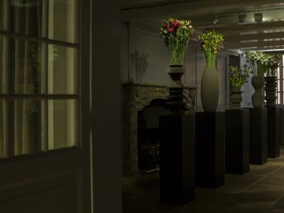 Lisianthus installation at Bloemkunst 2018