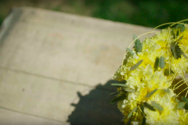 Zomerse tafeldecoratie met Chrysanten