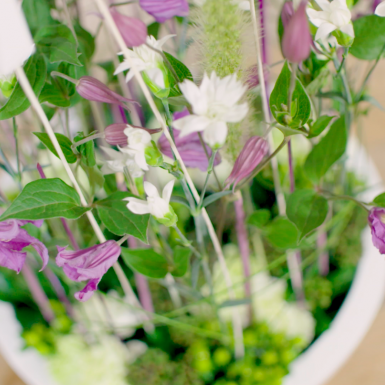 David Ragg's signatuur bloemwerk