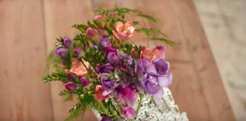 Fresh Freesia design
