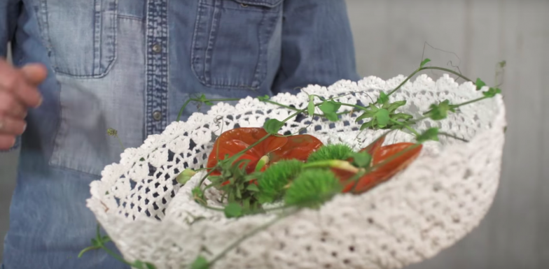 Wedding bouquet with Anthuriums