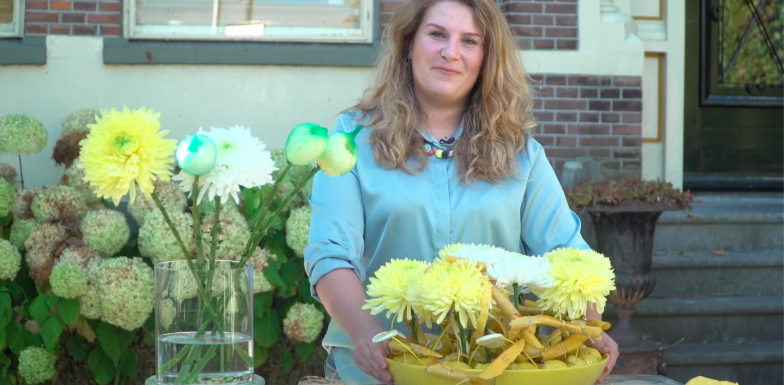 Fris bloemwerk met Magnum chrysanten