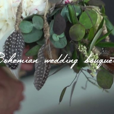 a Bohemian wedding with peonies