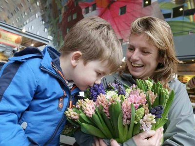 Geur proeven in Markthal