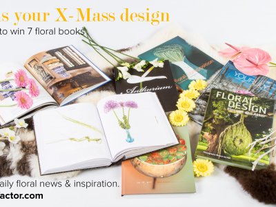 Your chance to win 7 books in floral design 