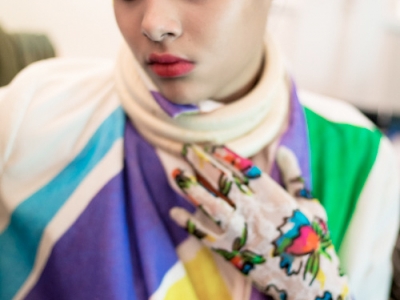 Starring role for flowers in fashion show in FashionWeek